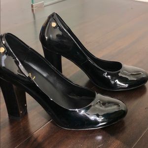 Black Patent Pumps